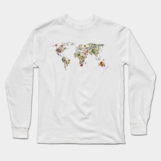 Vintage Botanical World Long Sleeve T-Shirt by BiancaGreen